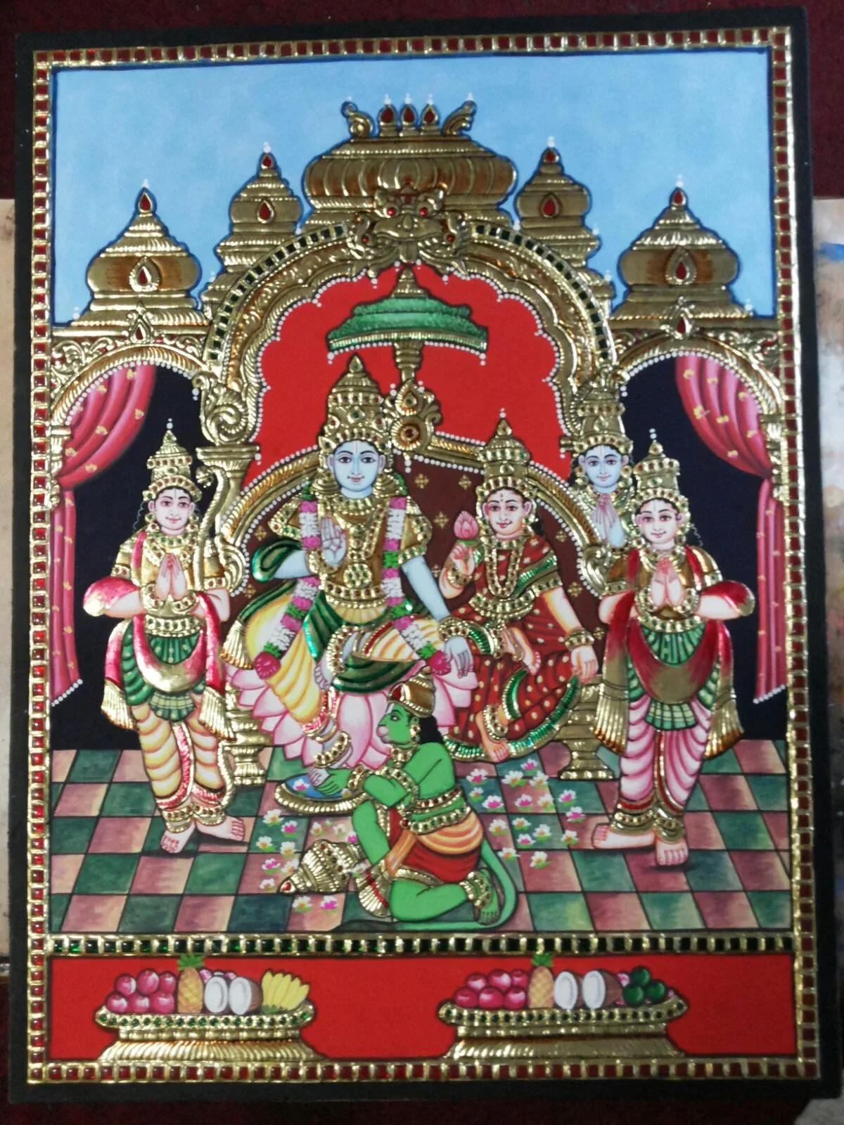 What Do You Learn in Tanjore Painting Classes as a Beginner?